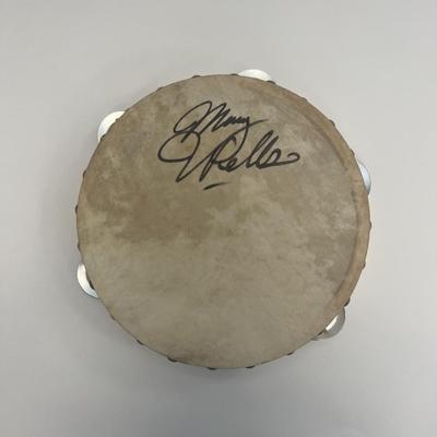 Motown Mary Wells signed tambourine