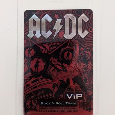 AC/DC 2008 Black Ice  Backstage Pass
