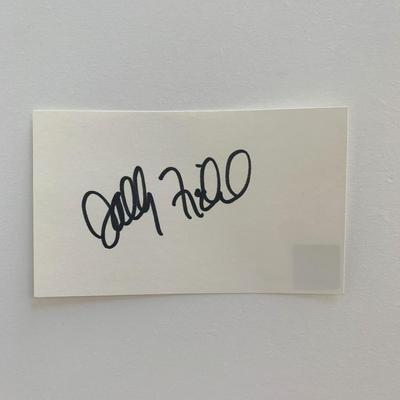 Sally Field original signature