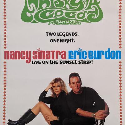 Nancy Sinatra and Eric Burton Live On The Sunset Strip Whiskey A Gogo Poster