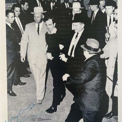JFK Assassination Jim Leavelle signed photo