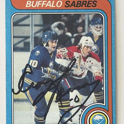 Buffalo Sabres Craig Ramsay 1979 Topps #207 signed trading card