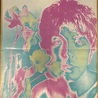 1967 Psychedelic Beatles  insert poster set