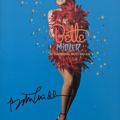 Bette Midler signed Tour Book
