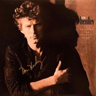 Don Henley signed Building The Perfect Beast album