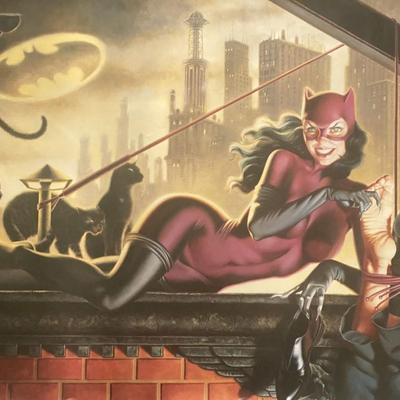 1997 DC Comics Catwoman poster
