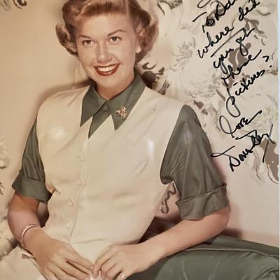 Doris Day signed photo