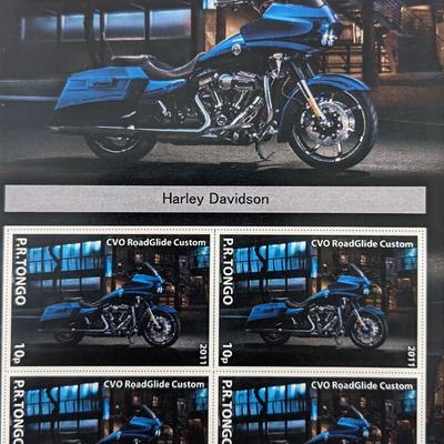 Harley Davidson  Stamp Set