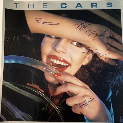The Cars signed poster 
