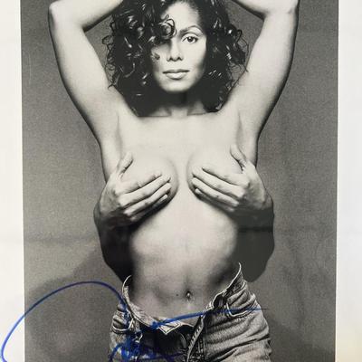 Janet Jackson signed photo GFA authenticated