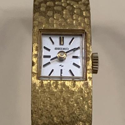 14k Gold Seiko Ladies Watch