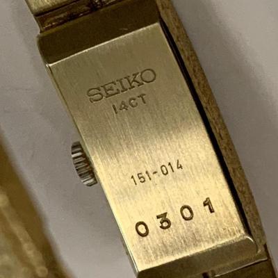 14k Gold Seiko Ladies Watch