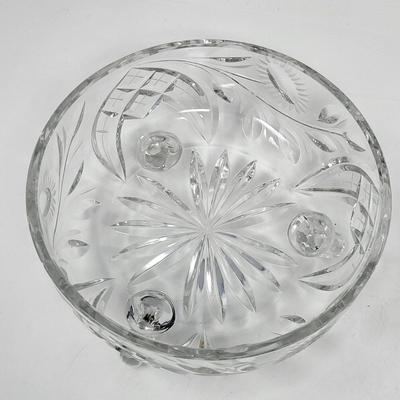 Pointed Lid Crystal Candy Jar