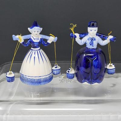 Delft Blue Figurines and Bells