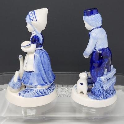 Delft Blue Figurines and Bells