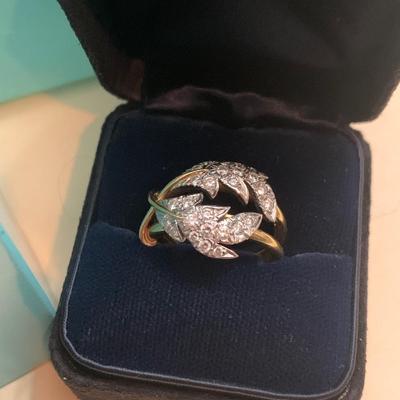 Tiffany & Co. Jean Schlumberger Diamond Ring Platinum/Gold