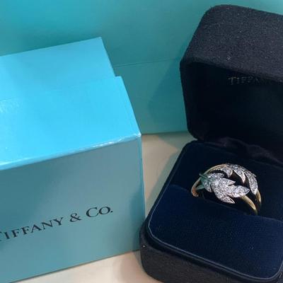 Tiffany & Co. Jean Schlumberger Diamond Ring Platinum/Gold