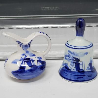 Delft Blue Holland Windmills Decor