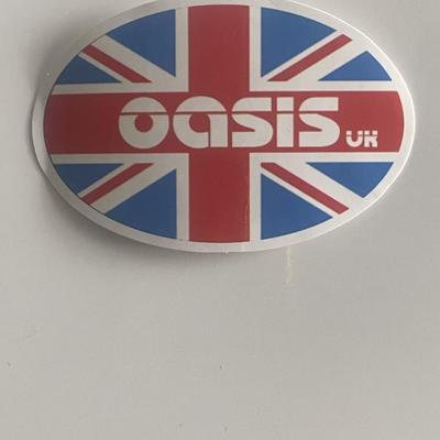 Oasis British Rock UK sticker 