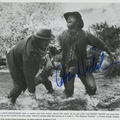 Jack Nicholson signed movie photo