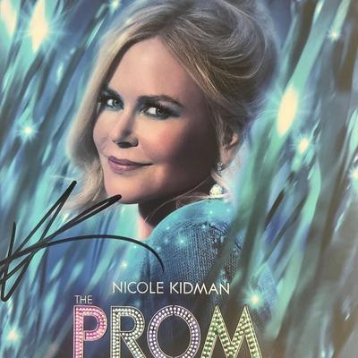The Prom Nicole Kidman signed photo