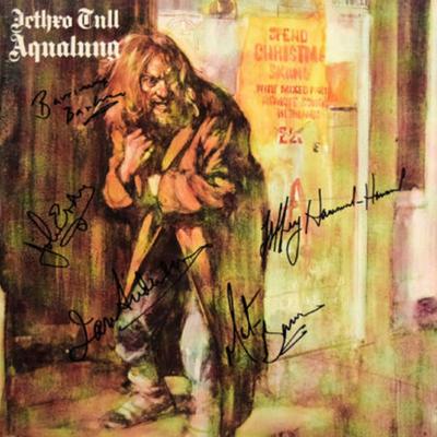 Jethro Tull signed Aqualung album