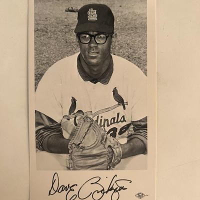 Dave Ricketts facsimile signed photo. 3x5 inches