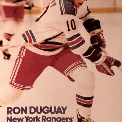 NY Ranger Ron Duguay signed photo