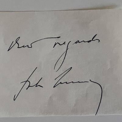 John F. Kennedy original signature