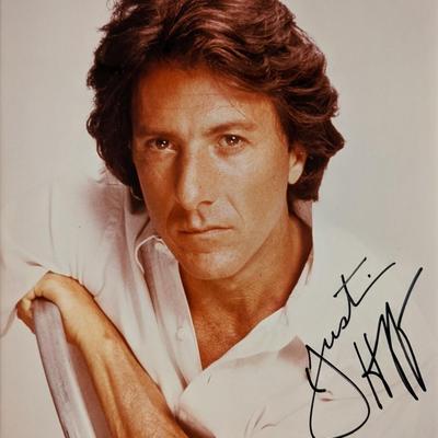 Dustin Hoffman signed photo