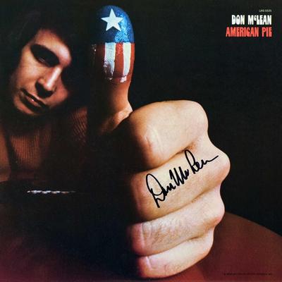 Don McLean signed American Pie album