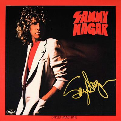 Sammy Hagar signed Street Machine album 