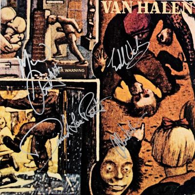 Van Halen signed Fair Warning album