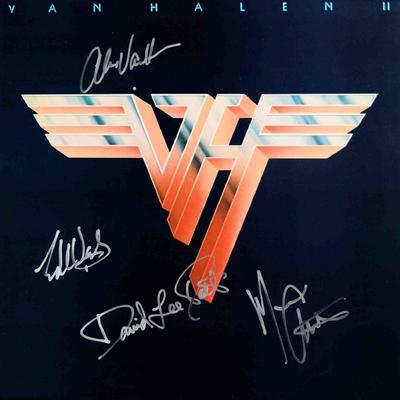 Van Halen signed Van Halen II album