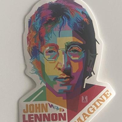 Imagine John Lennon sticker