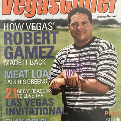 Robert Games signed 2003 Vegas Golfer magazine