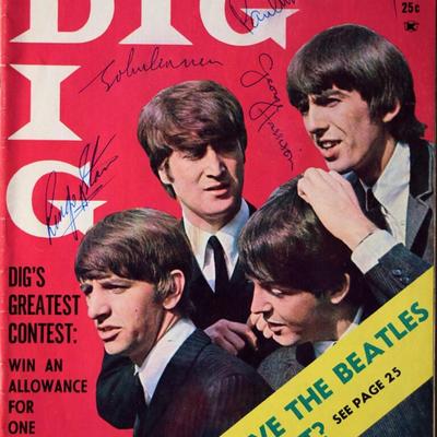 All About The Beatles signed magazine