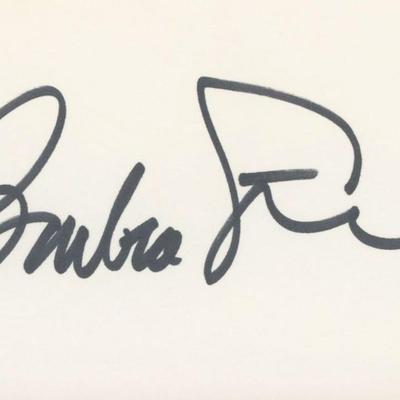 Barbara Streisand original signature