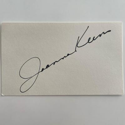 Joanna Kerns original signature