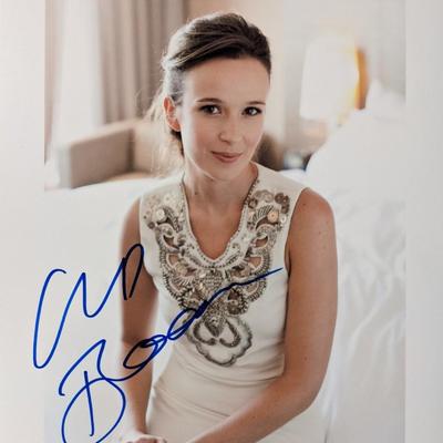 Claire Van Der Boom signed photo