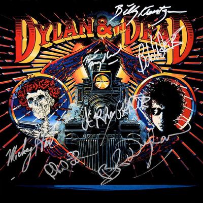 Dylan & The Dead signed album