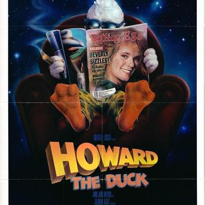 Howard the Duck Original 1985 Advance One Sheet Poster