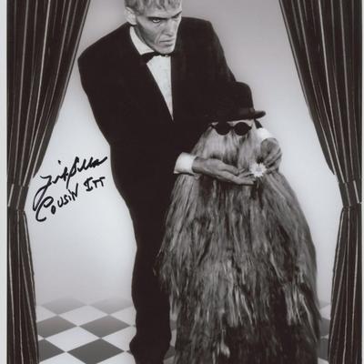 The Addams Family Cousin Itt signed photo