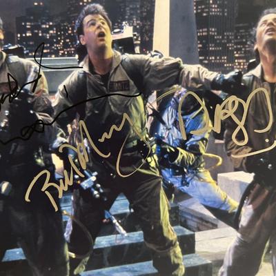 Ghostbusters cast signed photo