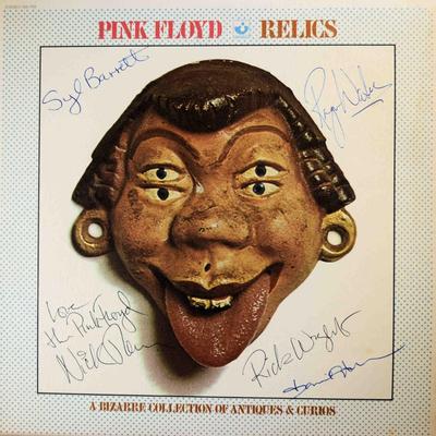 Pink Floyd signed Relics album