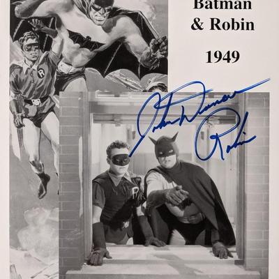 Batman and Robin 1949 signed photo