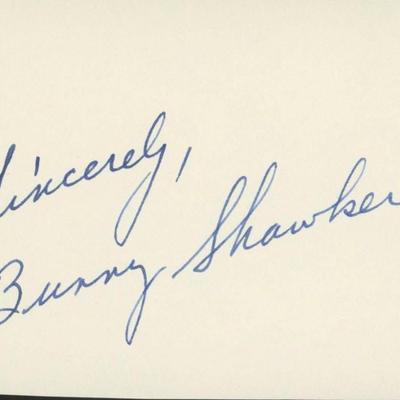 Bunny Shawker signature cut