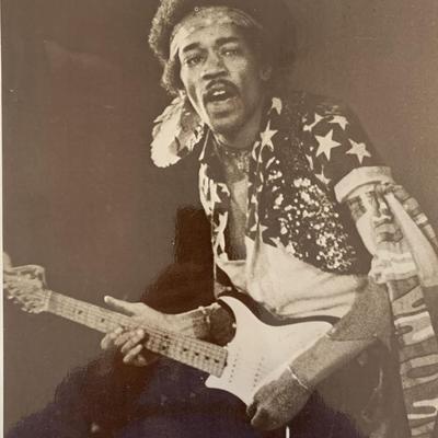 Jimi Hendrix 11x14 photo unsigned
