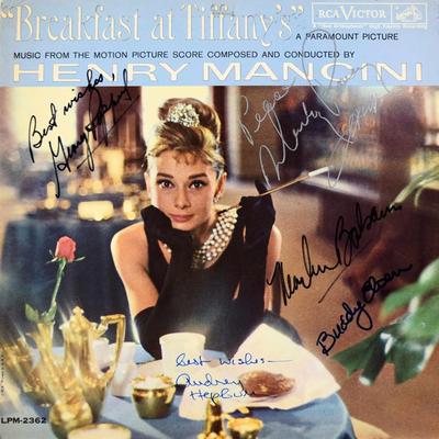 Breakfast At Tiffany's signed soundtrack 