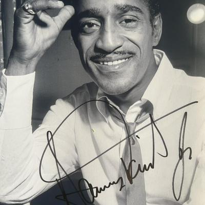 Sammy Davis Jr. signed photo